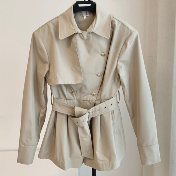 Helsa Women's Natural The Short Trench Jumpsuit - Picture 5 of 12